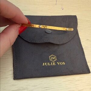 Julie Vos “Crescent Stone Bangle”